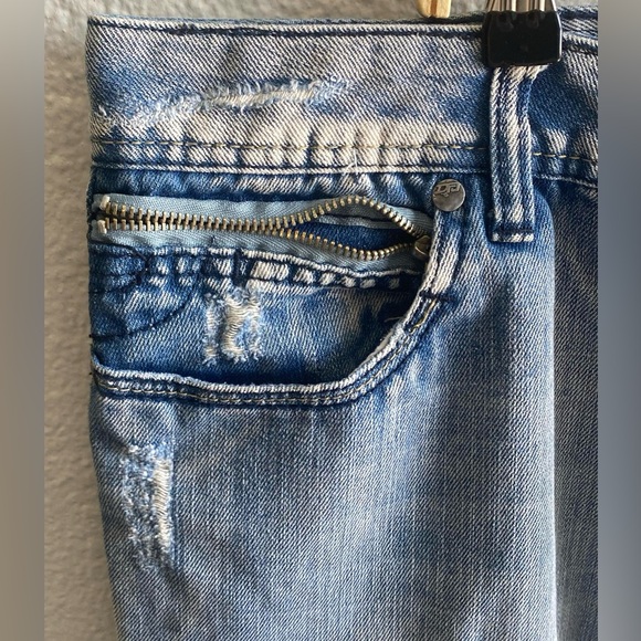 DINAMIT Rare Denim from Italy Light Wash Distressed Men’s Denim Jeans Size 40 - Picture 3 of 16